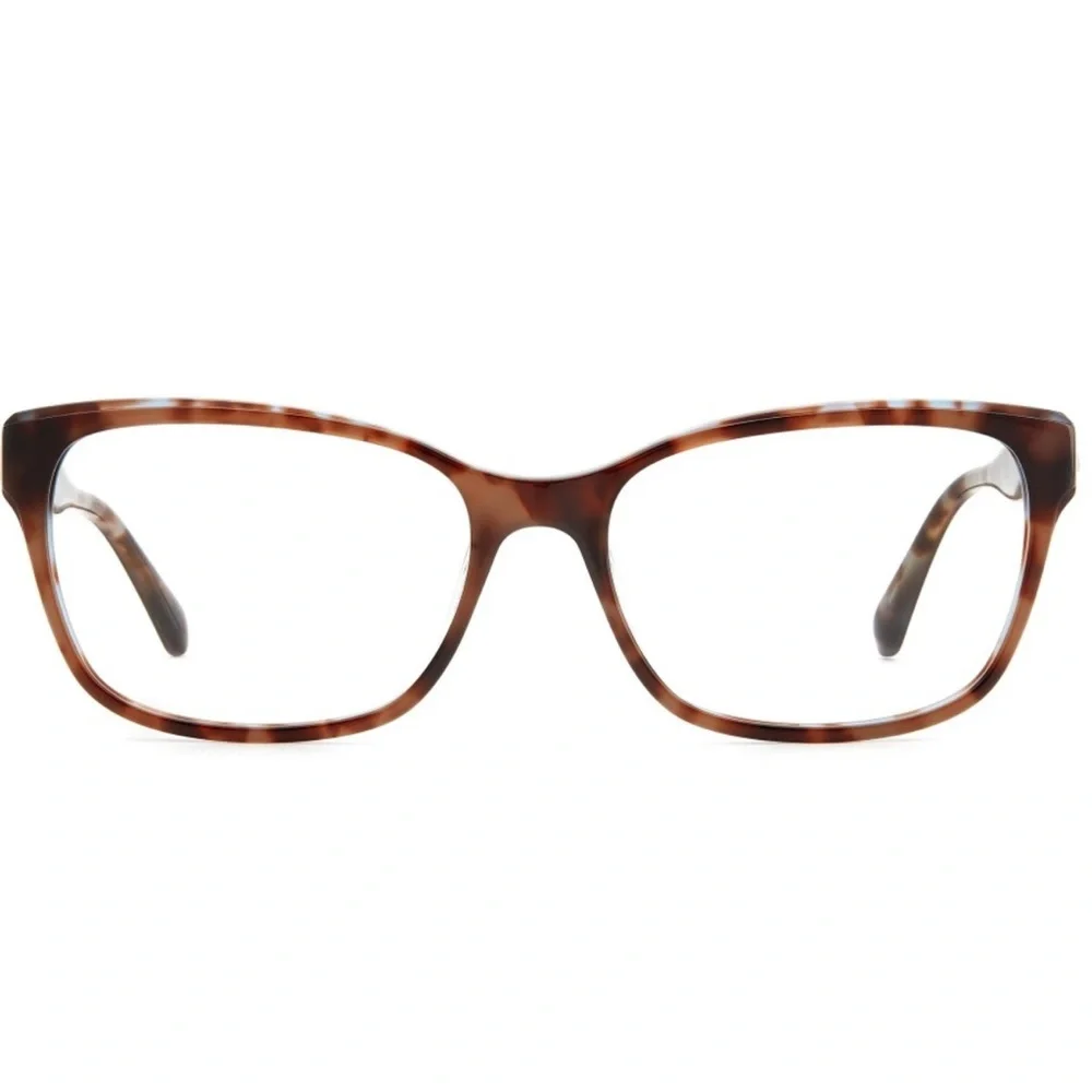kate spade Tortoiseshell Square Acrylic Glasses